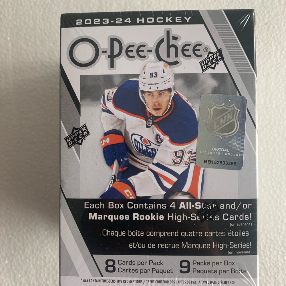 2023-24 Upper Deck O-Pee-Chee Hockey Cards Blaster Box